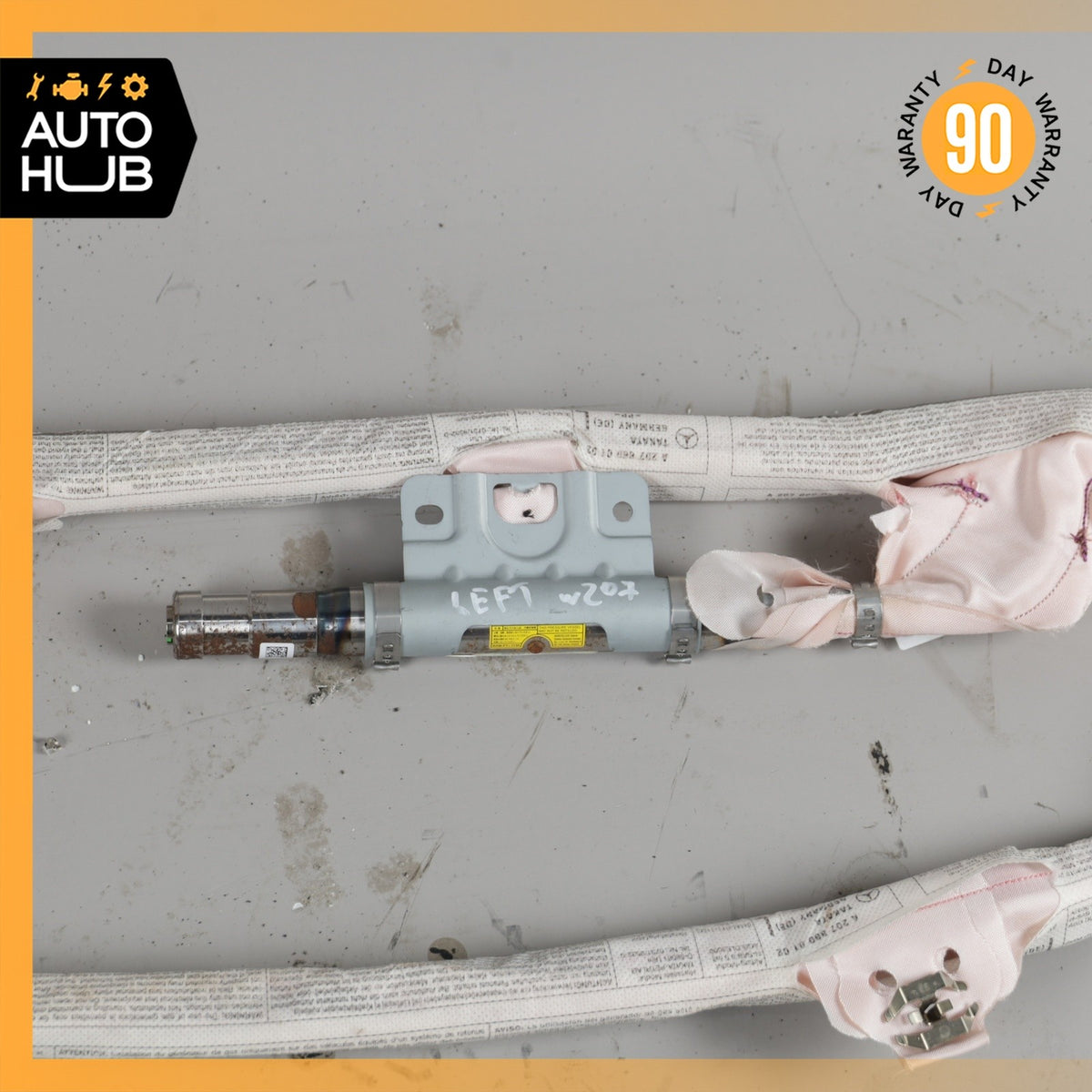 10-17 Mercedes W207 E350 E550 Coupe Roof Curtain Airbag Air Bag Left Side OEM - photo 4