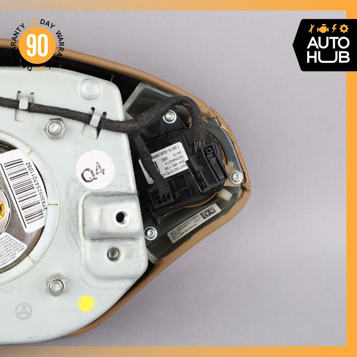 10-14 Mercedes W221 S400 S63 CL63 AMG Steering Wheel Airbag Air Bag Brown OEM - photo 7