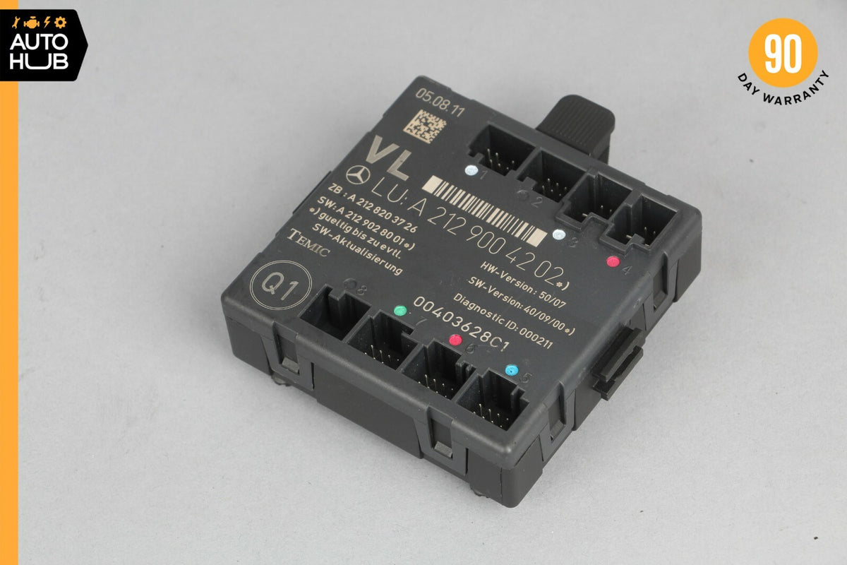 08-17 Mercedes W204 C250 E350 Front Left Side Door Control Module 2129004202 OEM - photo 4
