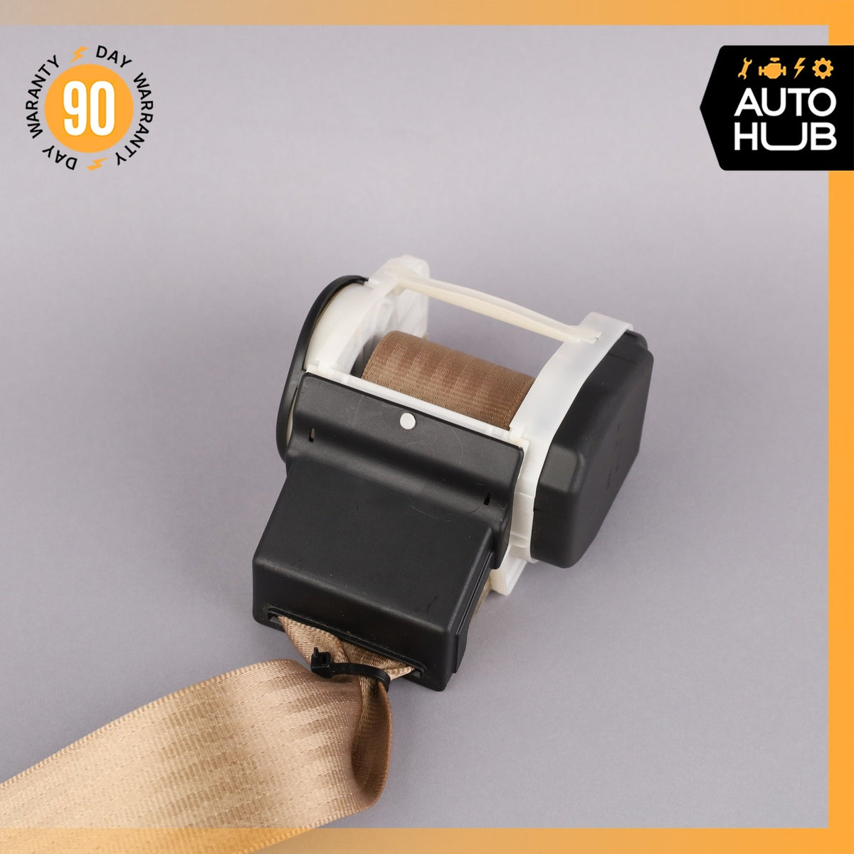 99-04 Bentley Arnage / RR Seraph Front Right Side Seat Belt Retractor Beige OEM - photo 3