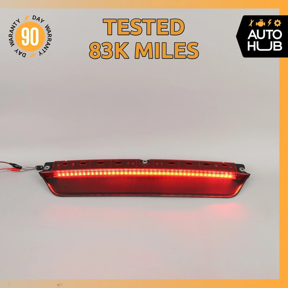 14-16 Porsche Panamera 970 3rd Third Brake Stop Light Lamp 97063106001 OEM 83k - photo 1