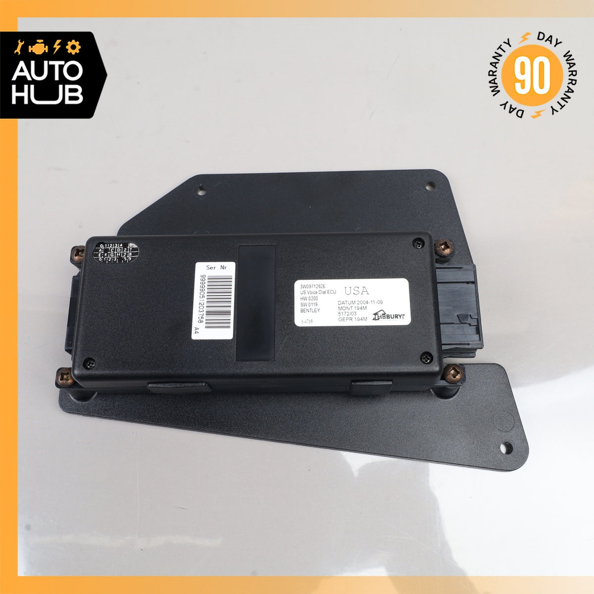 05-06 Bentley Continental GT Communication Phone Control Module w/ Bracket OEM - photo 2