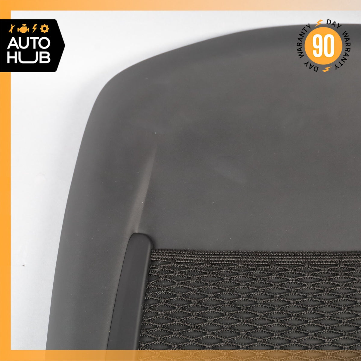 14-22 Maserati Ghibli M157 Front Left Side Seat Back Cover Black OEM - photo 4