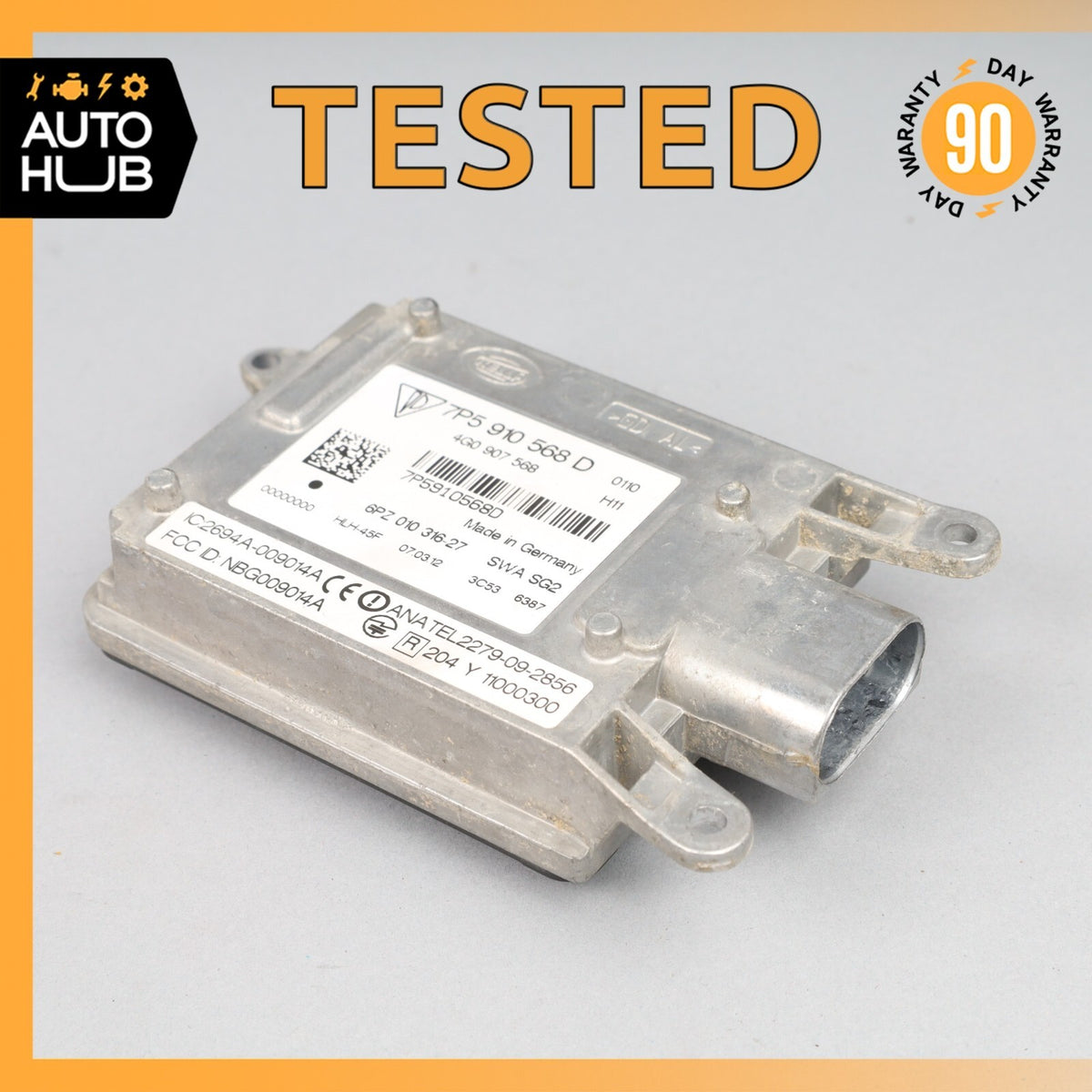 Porsche Cayenne 958 Hybrid S Rear Bumper Blind Spot Distance Sensor Module OEM - photo 1