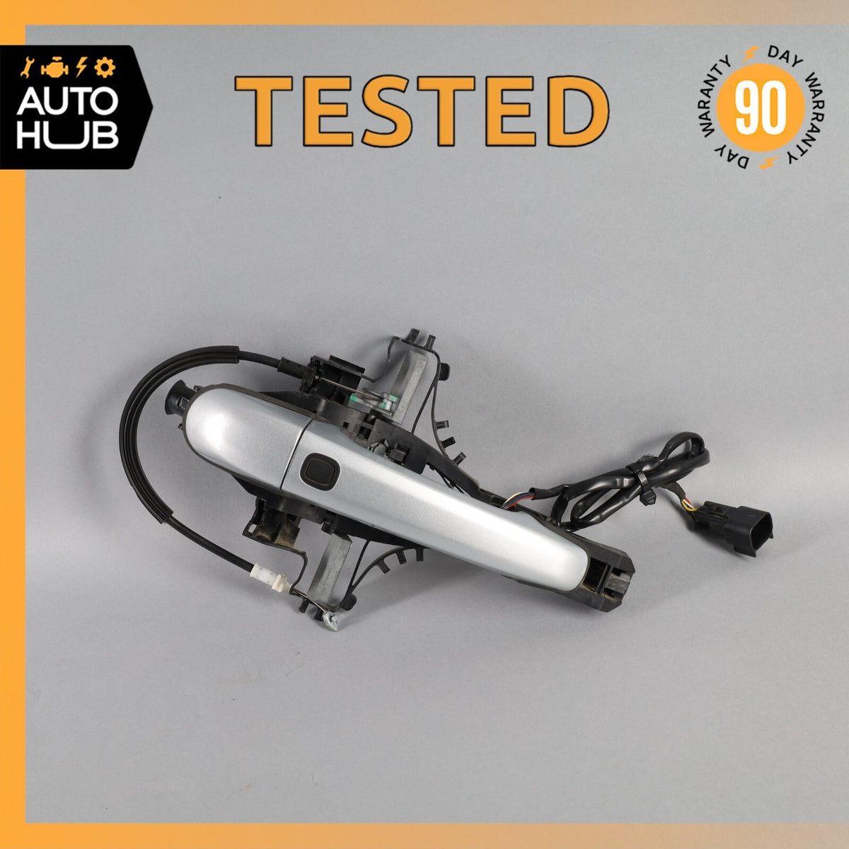 2012 Jaguar X250 XF Rear Right Exterior Door Handle w/ Cable & Bracket OEM - photo 1