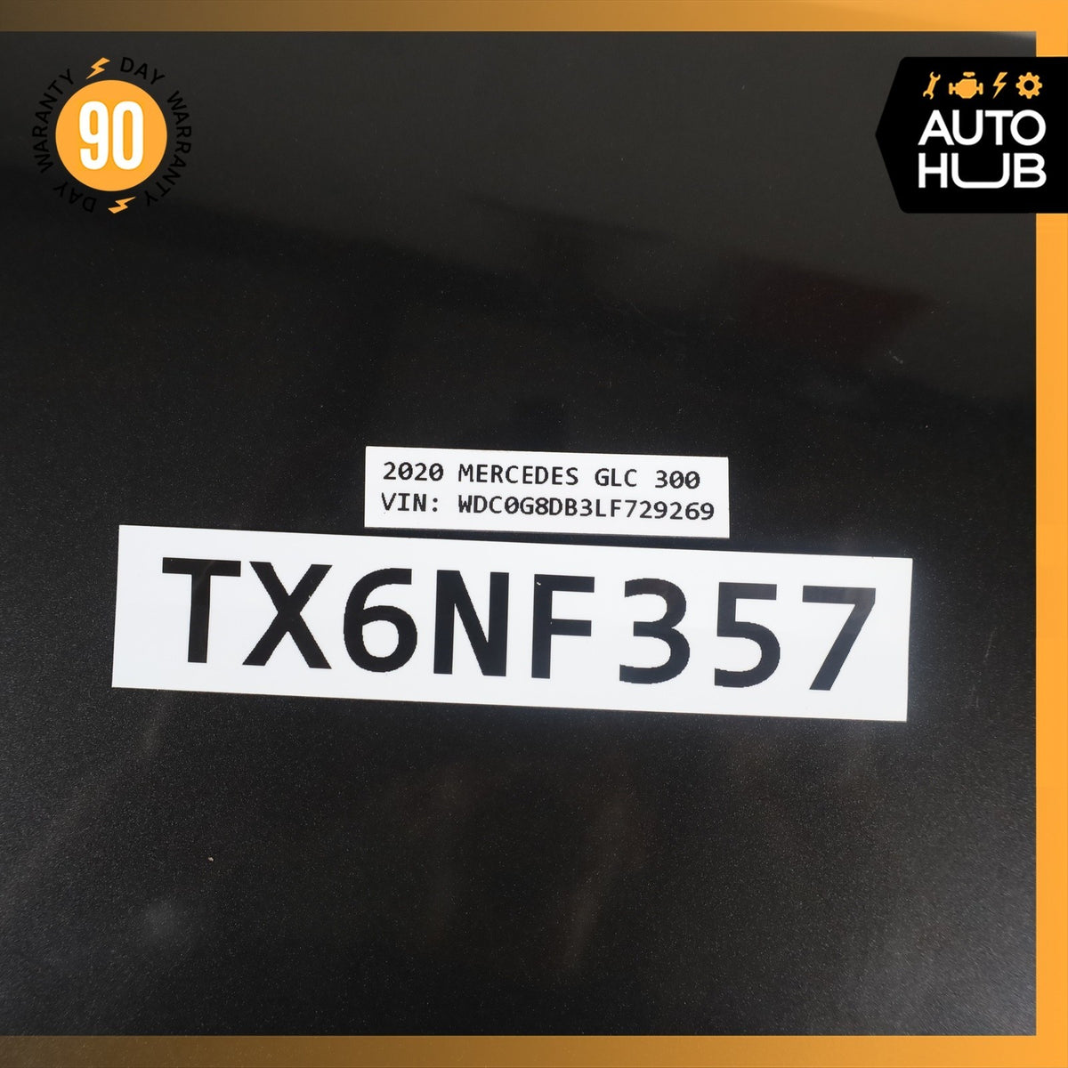 20-22 Mercedes X253 GLC300 GLC63 AMG Trunk Lid Molding Trim Spoiler Wing OEM 78k - photo 20