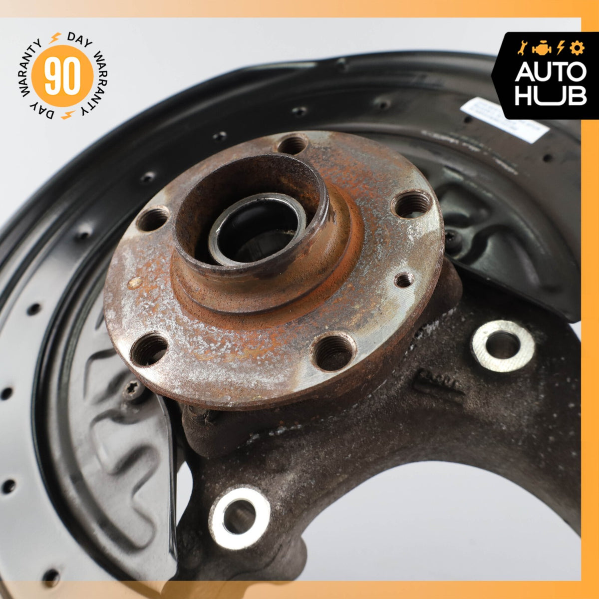 03-13 Bentley Continental Flying Spur Rear Right Side Spindle Knuckle Hub OEM - photo 5