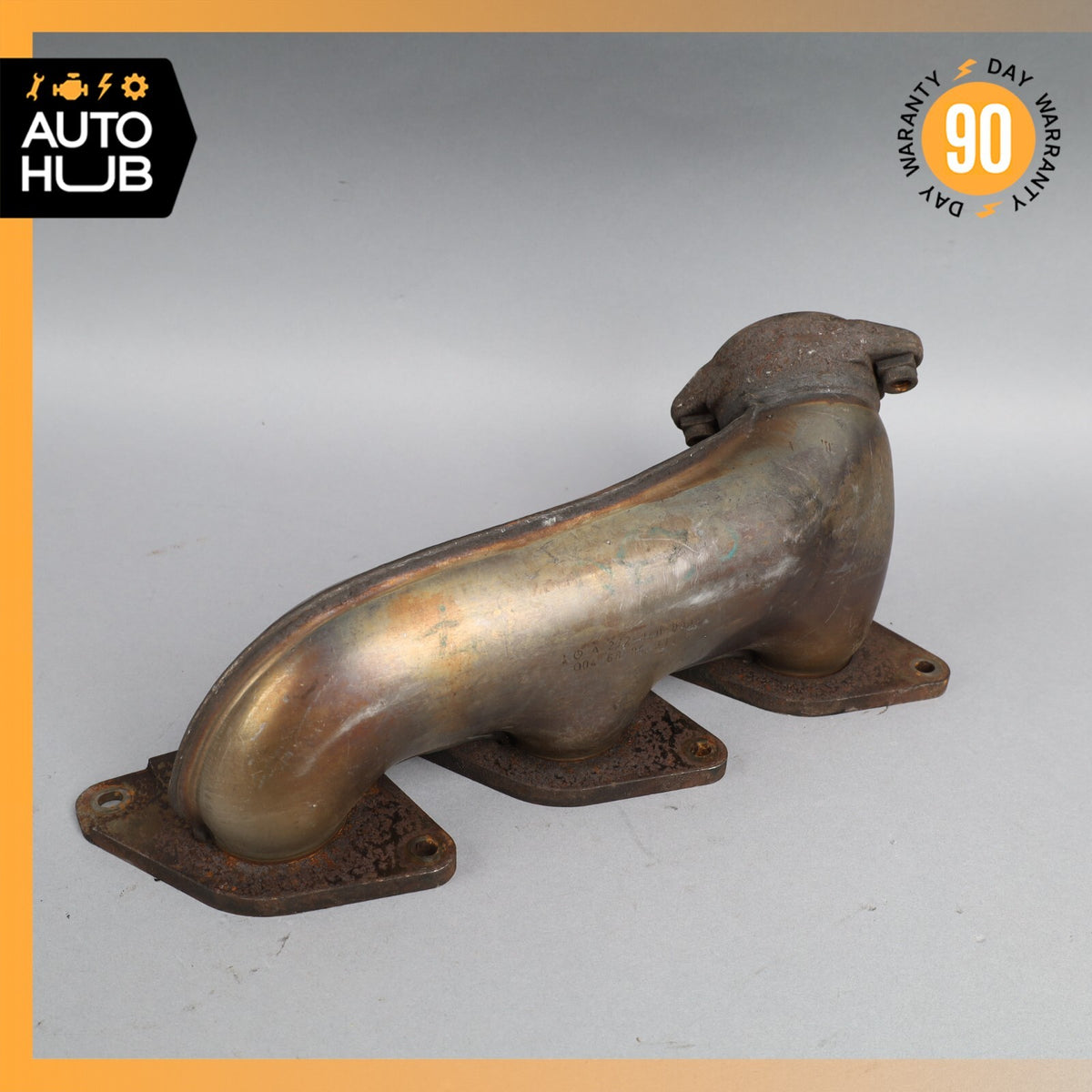06-12 Mercedes W211 E350 C300 C350 M272 Right Side Exhaust Manifold Header OEM - photo 5