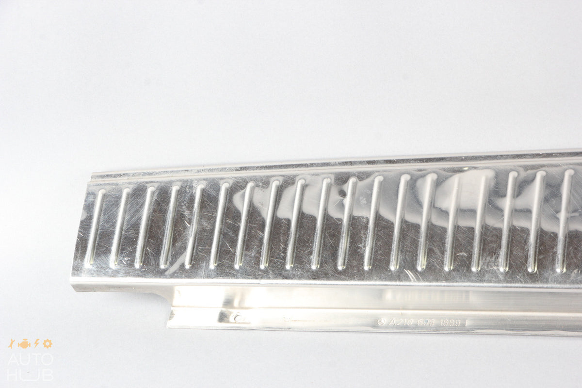 98-03 Mercedes W210 E320 Wagon Trunk Scuff Plate Trim Panel 2106981889 OEM - photo 2