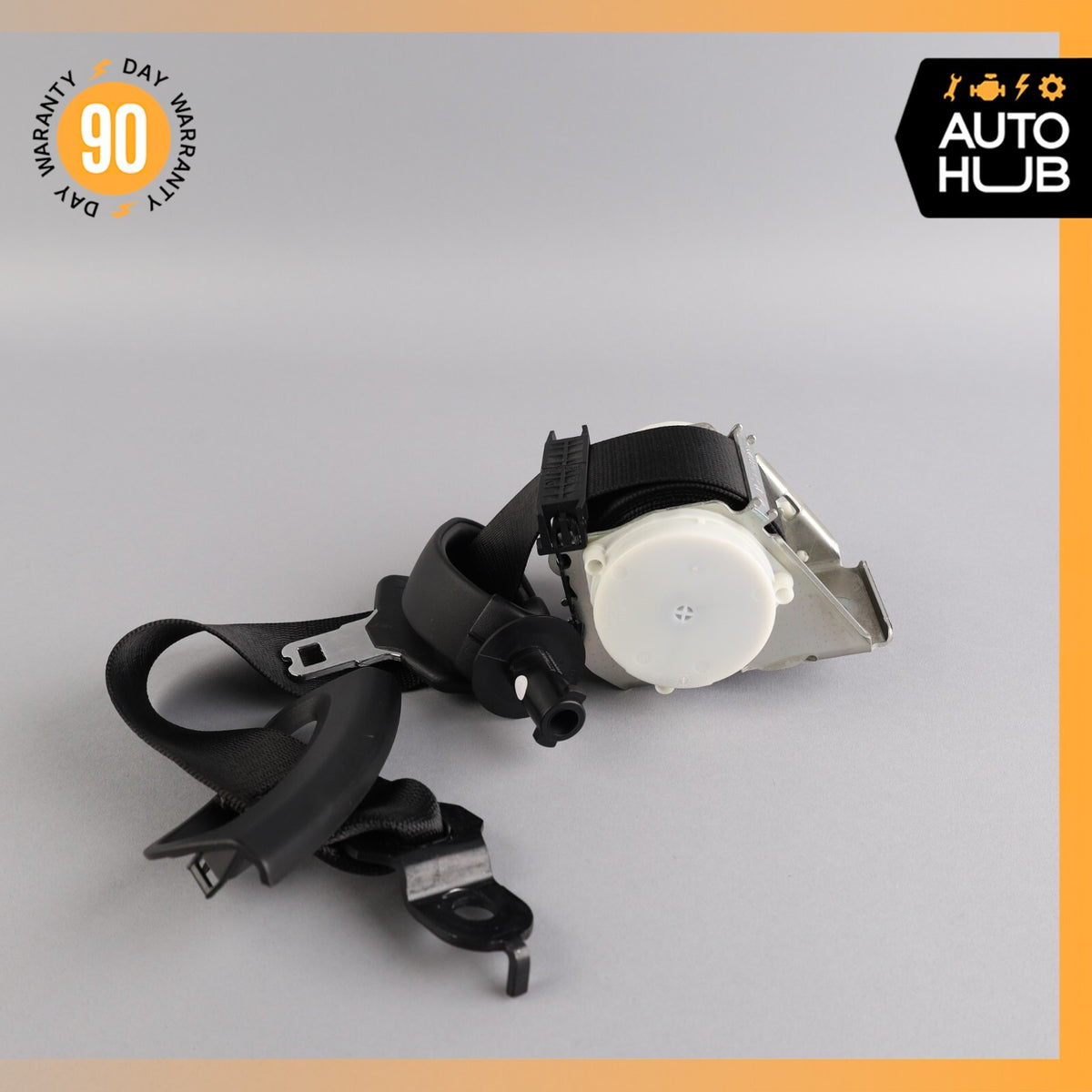 14-17 Mercedes W222 S600 S550 Rear Center Seat Belt Retractor Buckle Black OEM - photo 13