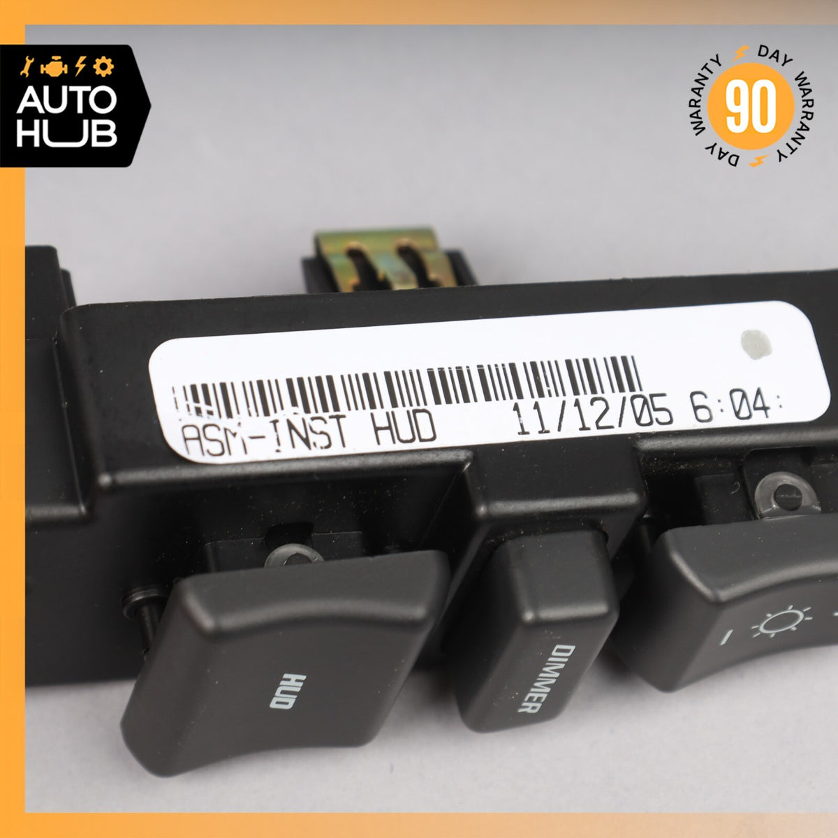 04-09 Cadillac XLR Head Up Display Switch Button 15251159 OEM 58k - photo 11