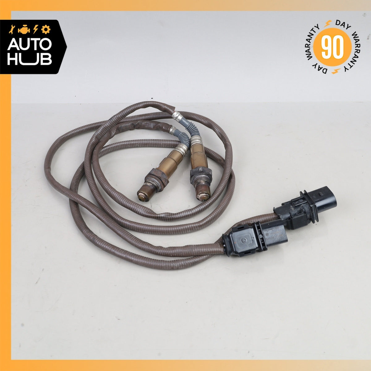 15-21 Mercedes W205 C63 GLC63 AMG Front Oxygen O2 Sensor Lambda set of 2 OEM - photo 2