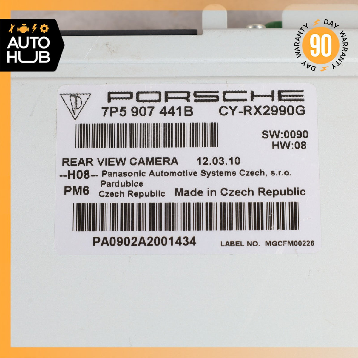 11-16 Porsche Cayenne 958 Rear View Backup Camera Control Module OEM - photo 7