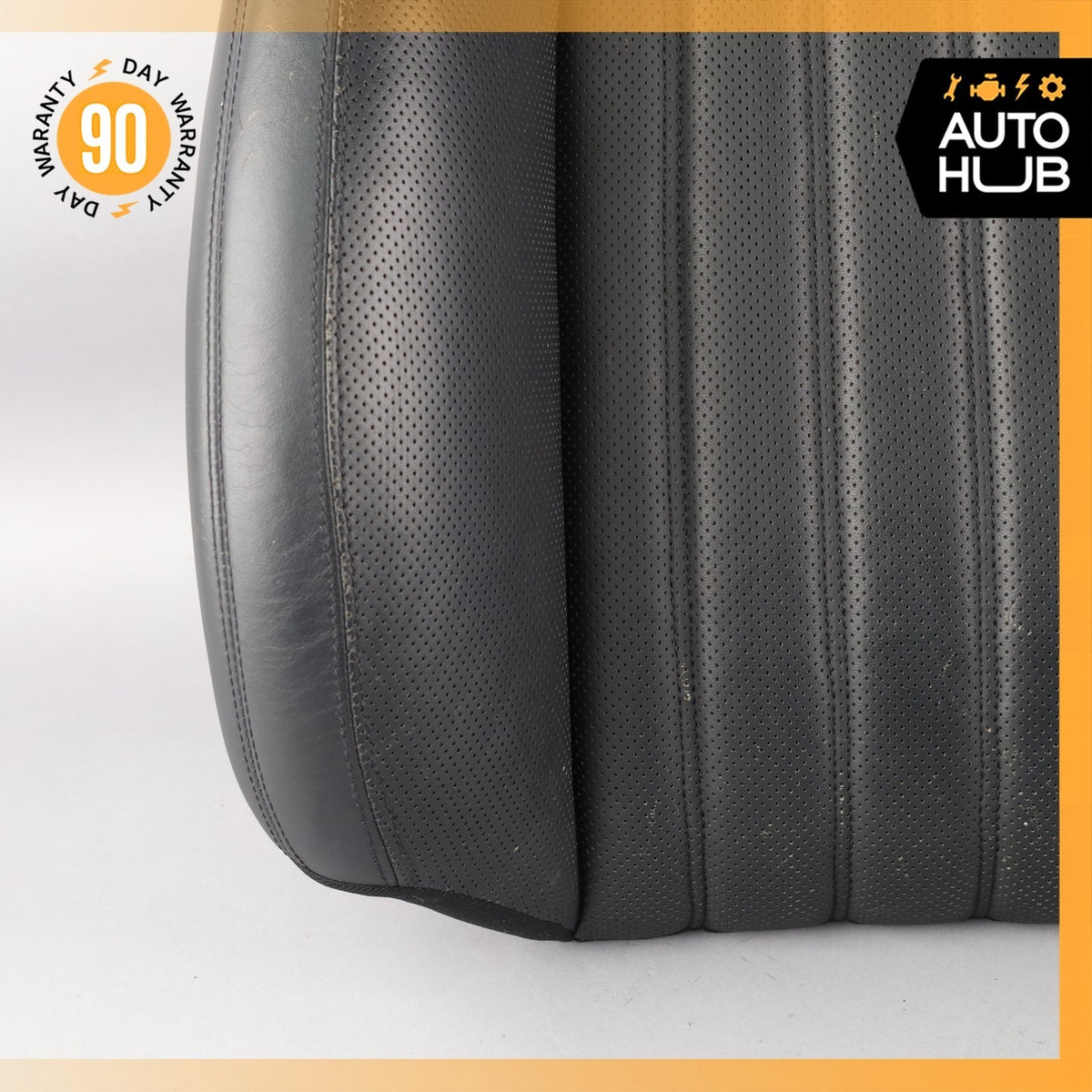 09-12 Mercedes R230 SL550 Top Upper Seat Cushion Right Side Nappa Black OEM - photo 5