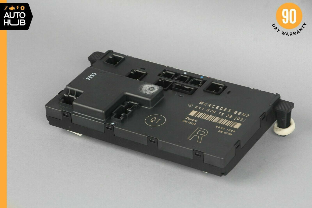 03-09 Mercede W211 E320 E550 Front Right Passenger Door Control Module OEM - photo 1