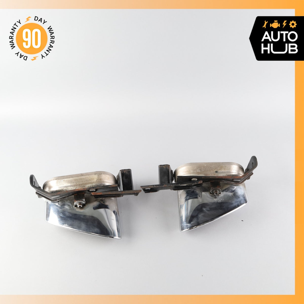 Bentley Continental Flying Spur Exhaust Muffler Tips Left and Right Set OEM 58k - photo 9