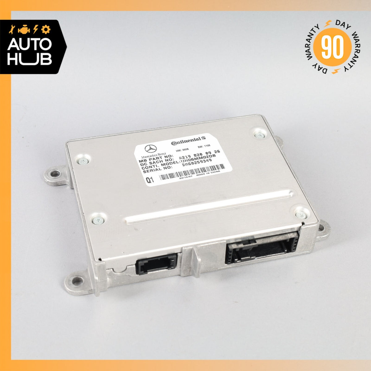 06-12 Mercedes R230 SL550 ML63 E350 Communication Control Module 2198200926 OEM - photo 2