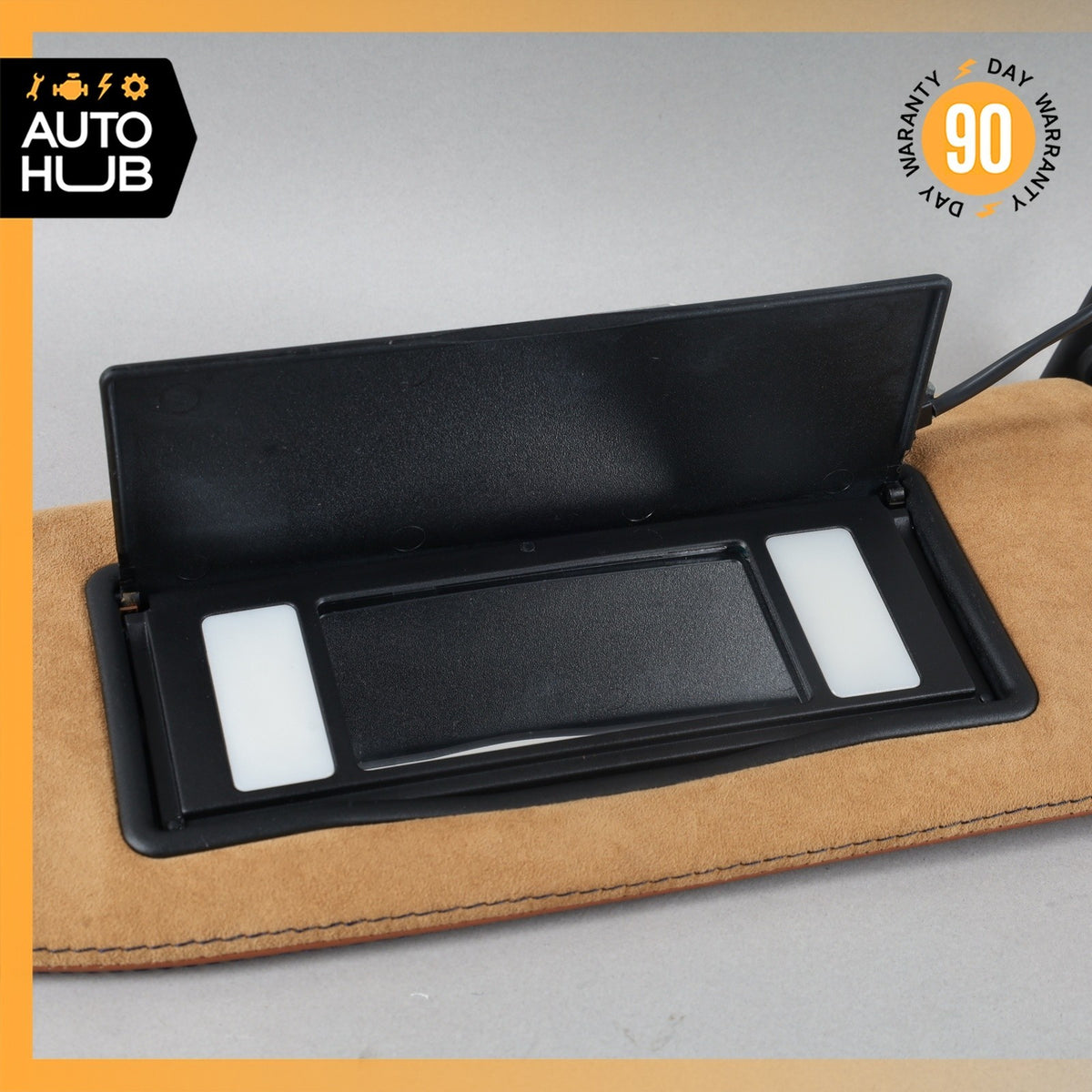 02-07 Maserati M138 4200 Coupe Right Side Sunvisor Sun Visor Suede OEM 31k - photo 10