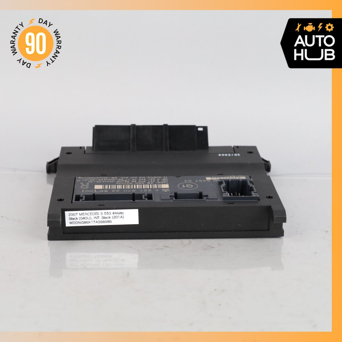 07-13 Mercedes W221 S550 S63 AMG Front Right Side Under Seat Control Unit OEM - photo 7
