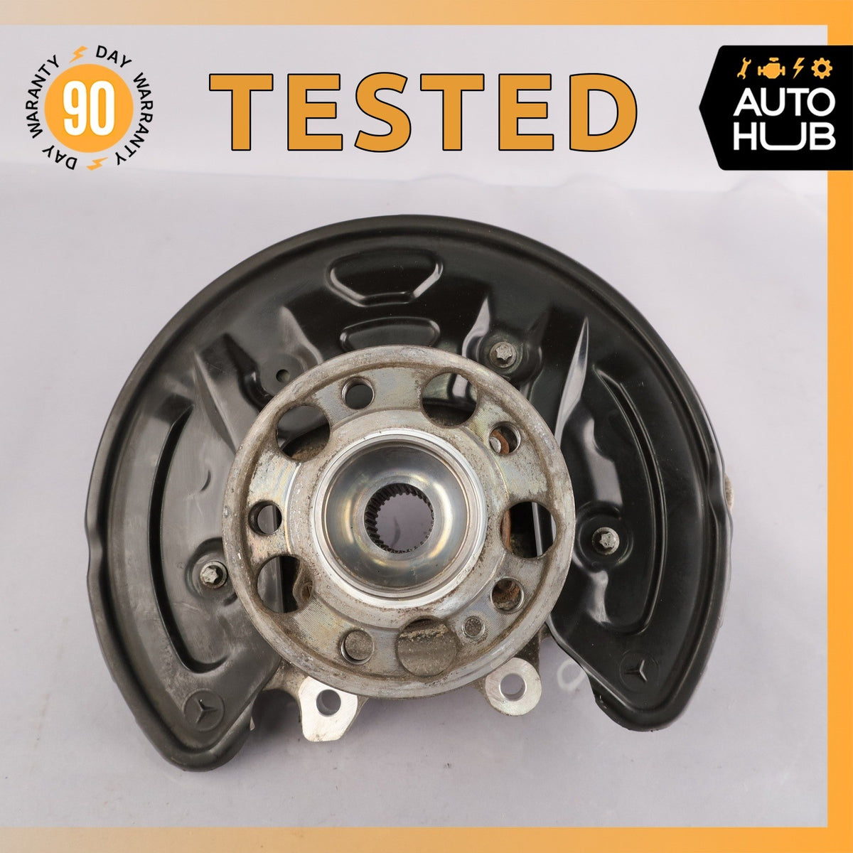 17-20 Mercedes W213 E300 E350 Rear Right Side Spindle Knuckle Hub OEM - photo 1
