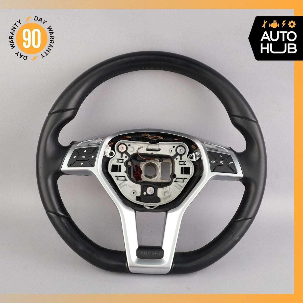 12-16 Mercedes R172 SLK350 SLK300 Driving Steering Wheel w/ Paddle Shifters OEM - photo 2