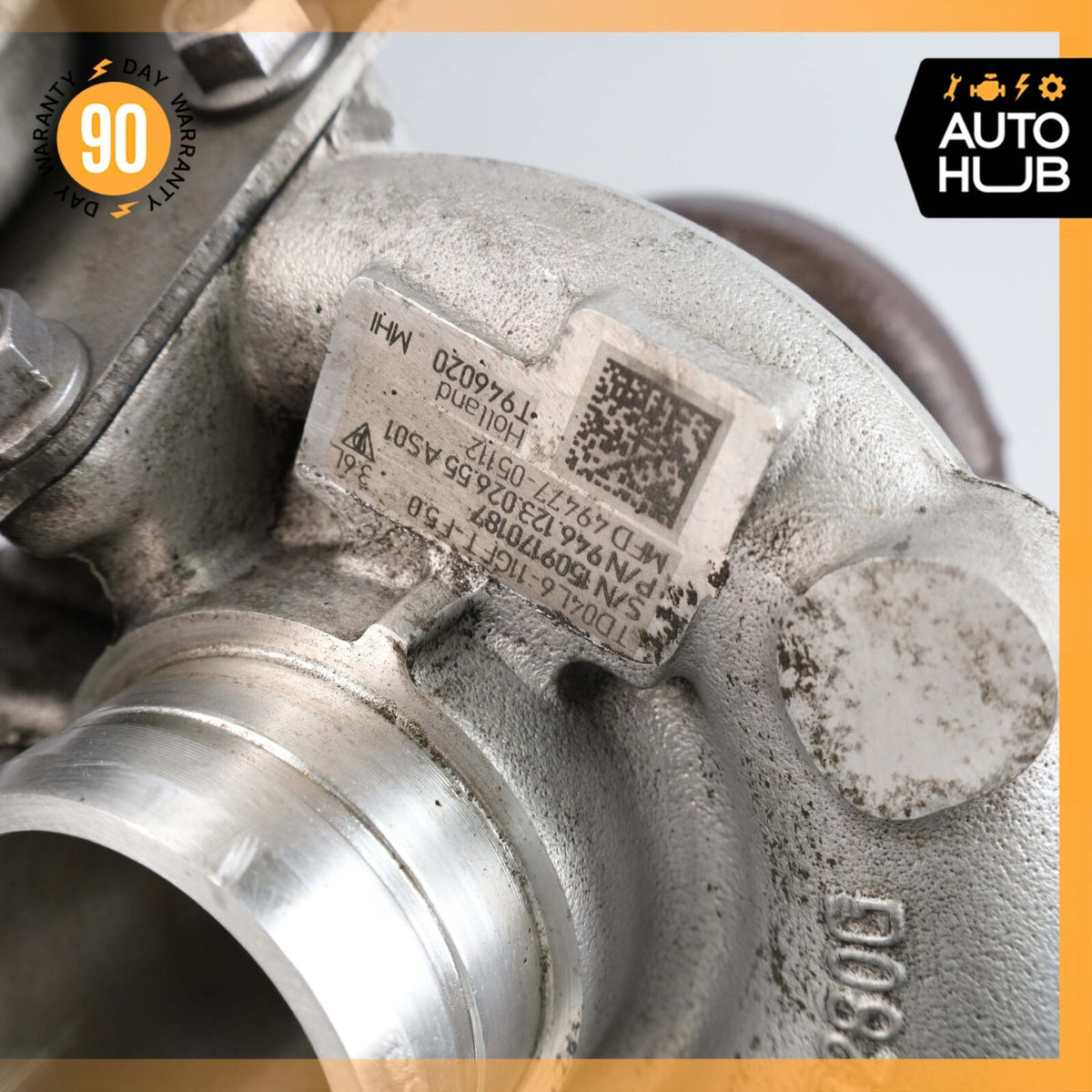 15-18 Porsche Cayenne 958 GTS S 3.6L V6 Left Side Turbocharger Turbo Charger OEM - photo 13