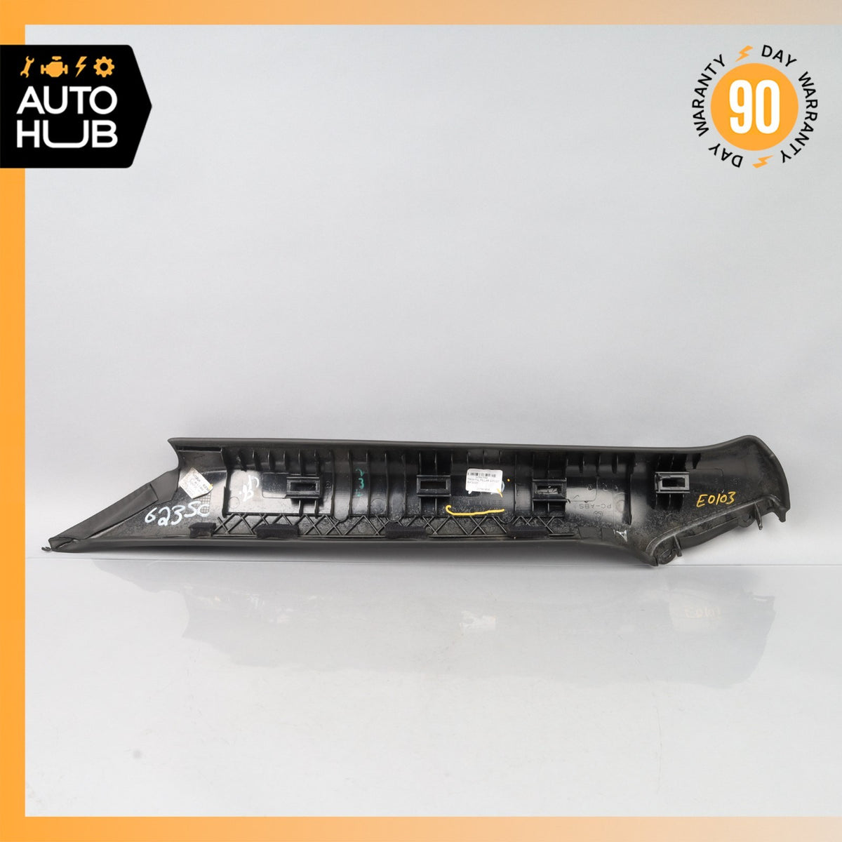 12-18 Bentley Continental GTC Front Right Side A-Pillar Trim Cover Black OEM - photo 5