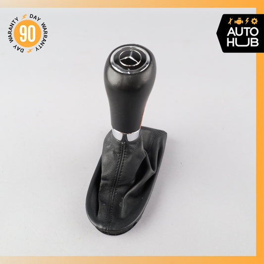 07-09 Mercedes W211 E350 E550 Gear Shift Shifter Knob Boot 2112676010 Black OEM - photo 1