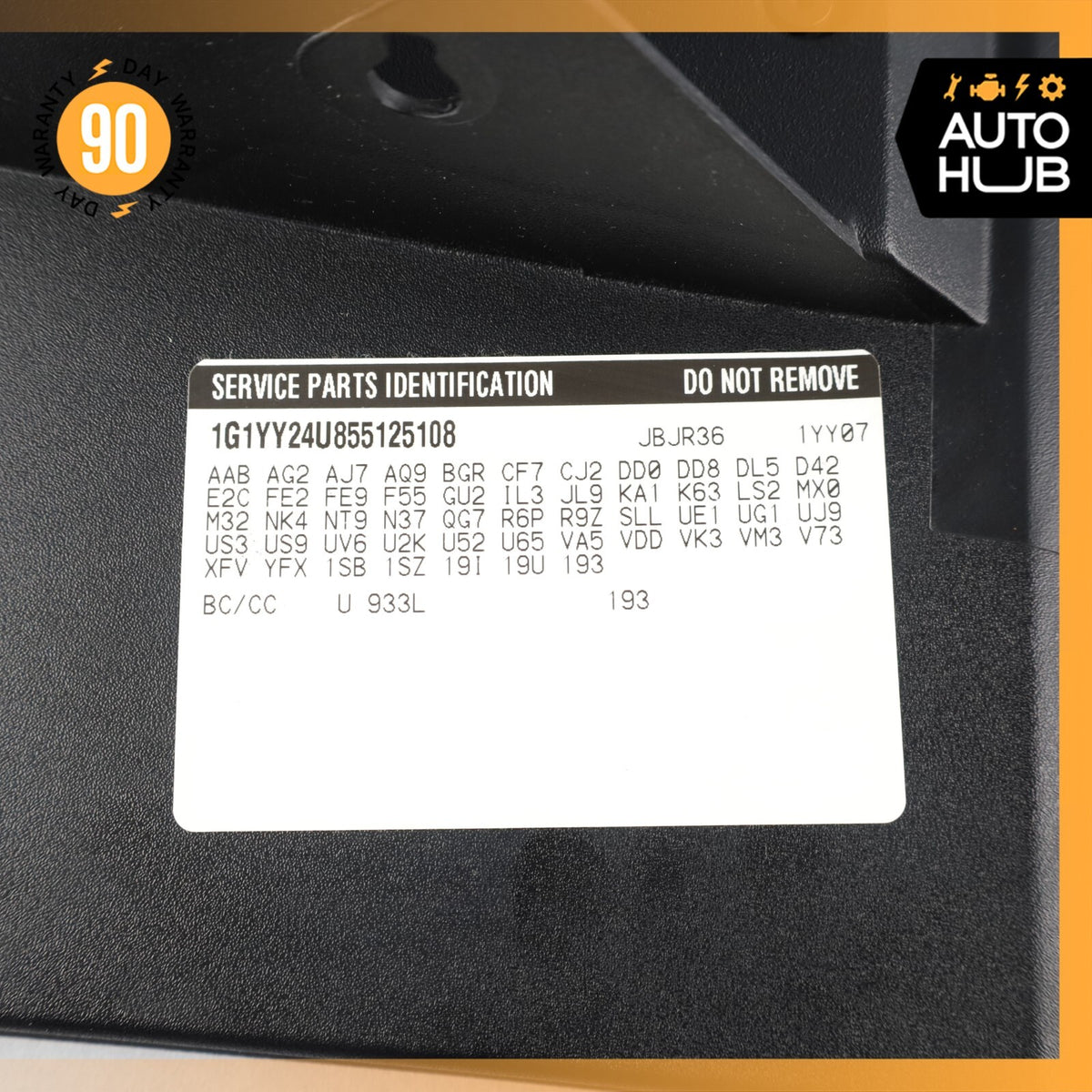 05-13 Chevrolet Corvette C6 Targa Dash Dashboard Glove Box Compartment Black OEM - photo 13
