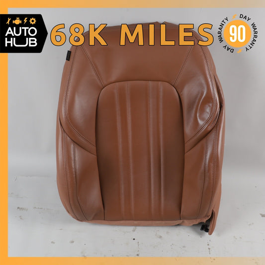 14-17 Maserati Ghibli M157 Front Right Top Upper Seat Cushion Brown OEM 68k - photo 1