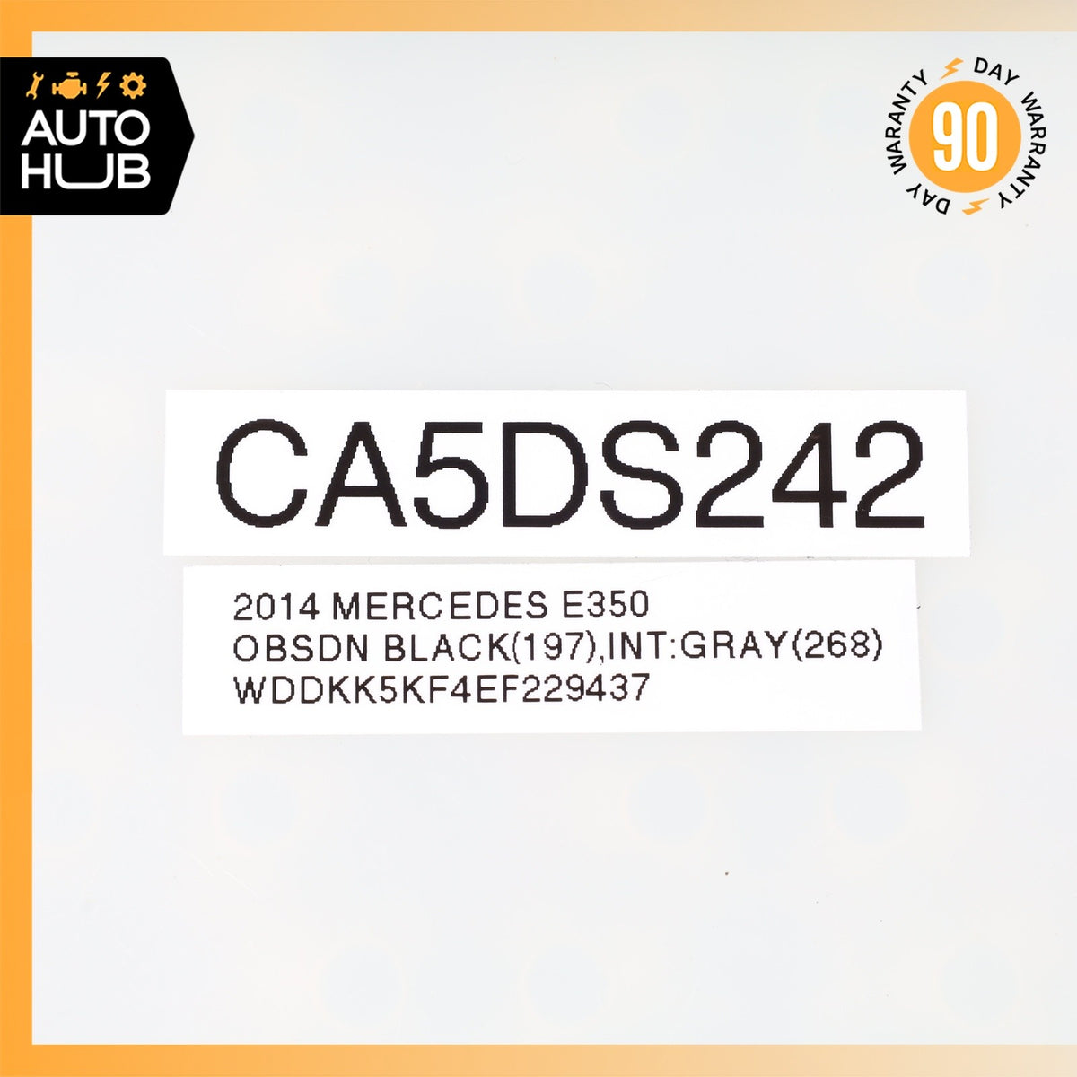 Mercedes W207 E350 Seat Occupancy Sensor SRS Mat 2078700410 OEM - photo 15