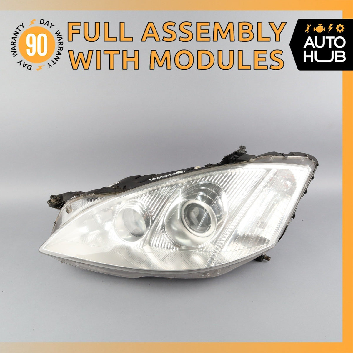 07-09 Mercedes W221 S550 S63 AMG Left Headlight Lamp Bi Xenon w/Night Vision OEM - photo 1