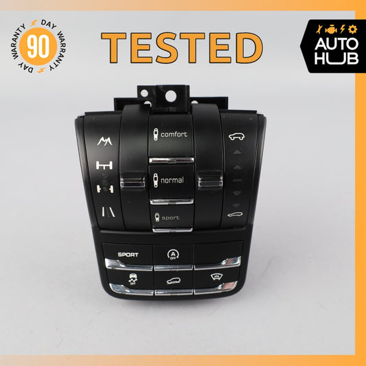11-14 Porsche Cayenne 958 Turbo Suspension Mode Selector Switch Panel OEM - photo 1