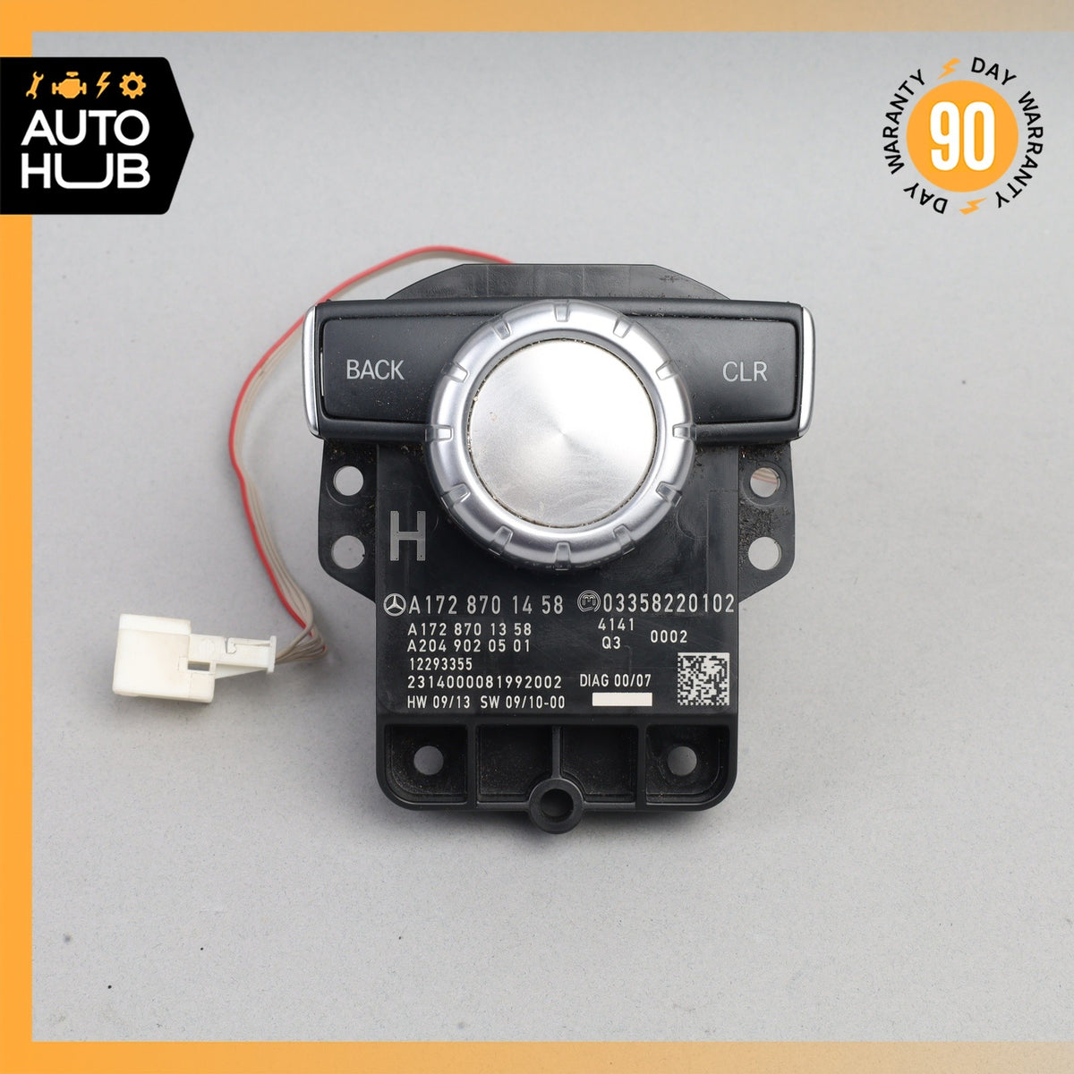 Mercedes R172 SLK250 Console Head Unit Controller Knob Multi Switch OEM - photo 2