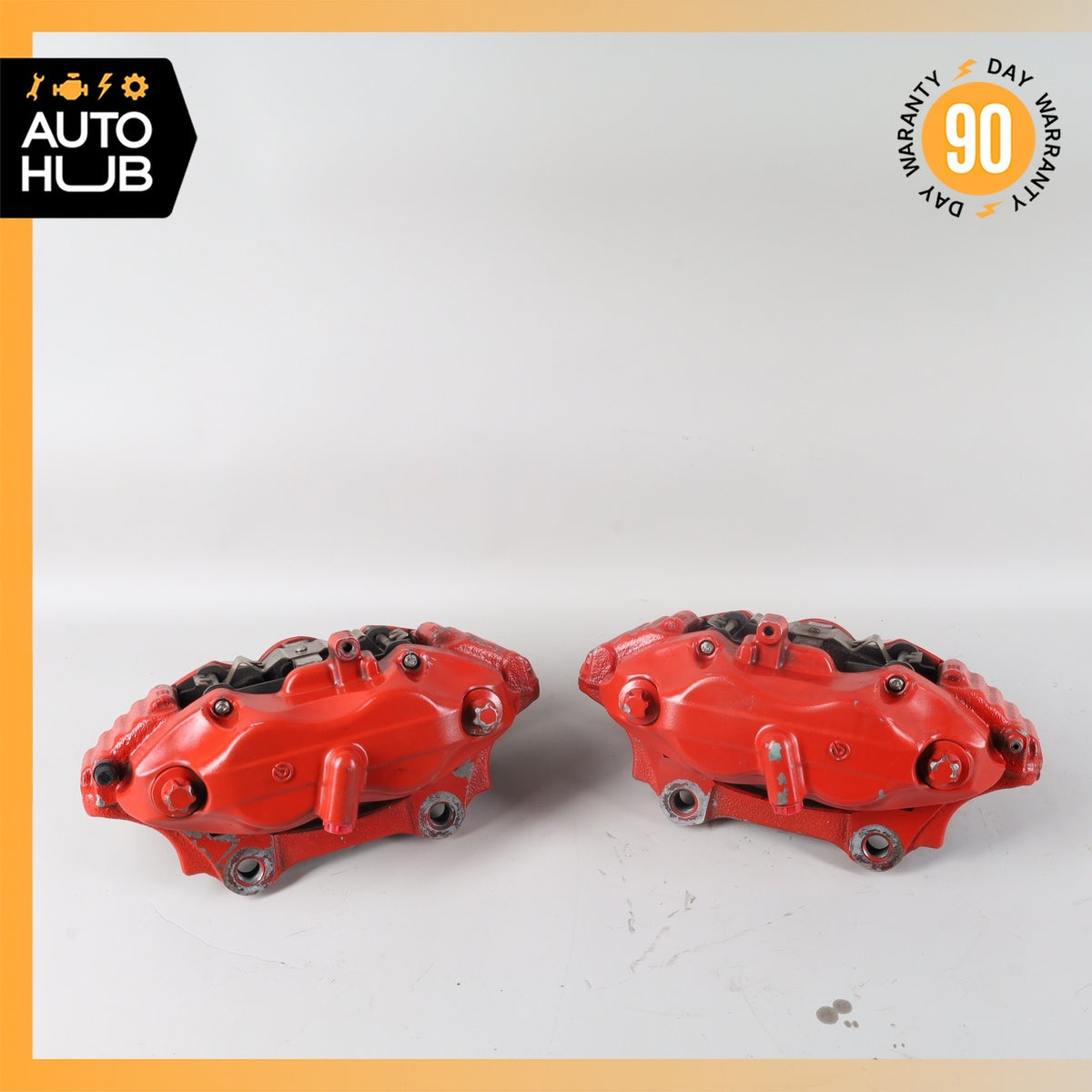 07-13 Mercedes W216 CL550 S550 RWD Front Left And Right Brake Calipers Set OEM - photo 12