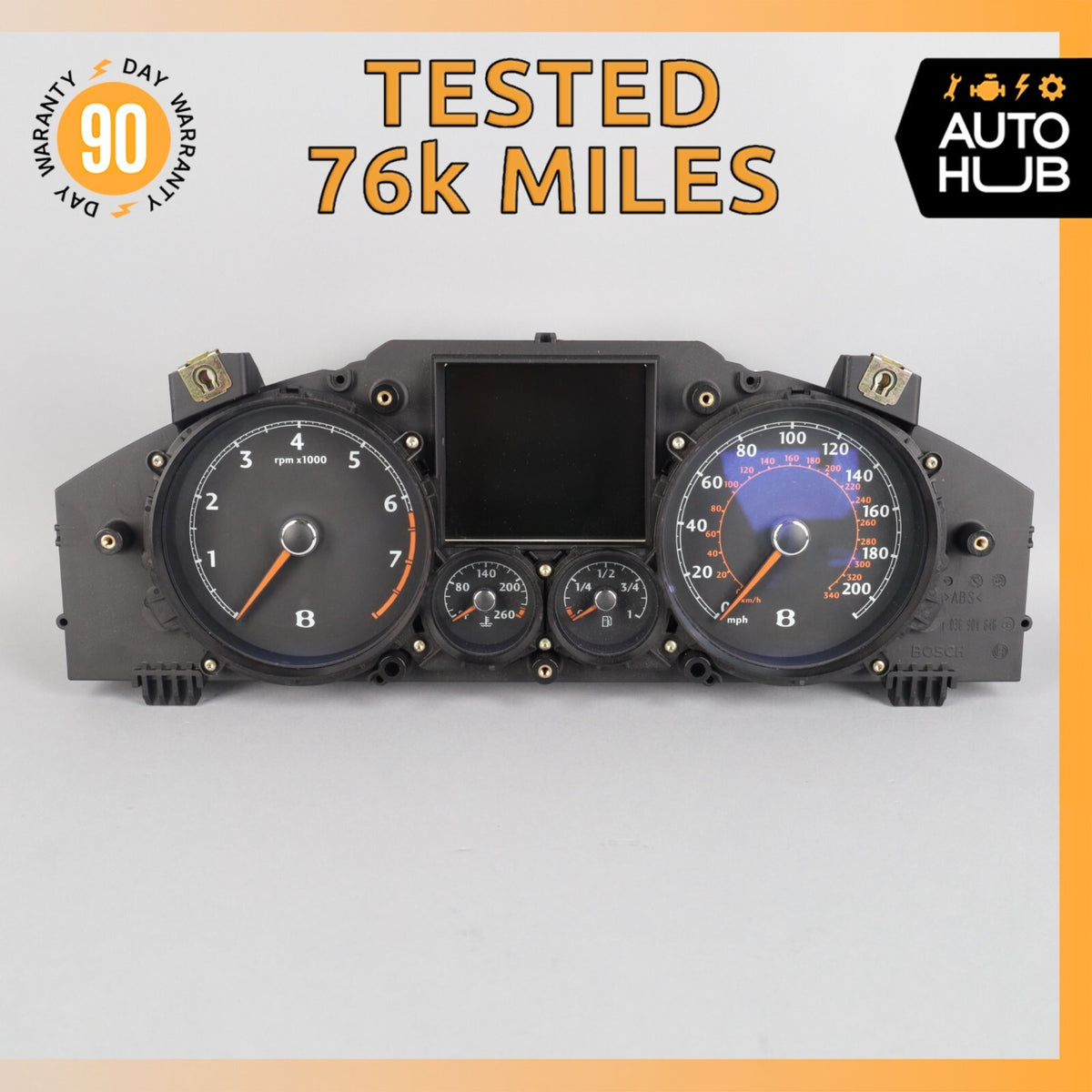 06-07 Bentley Continental Flying Spur Instrument Cluster Speedometer OEM 76k - photo 1