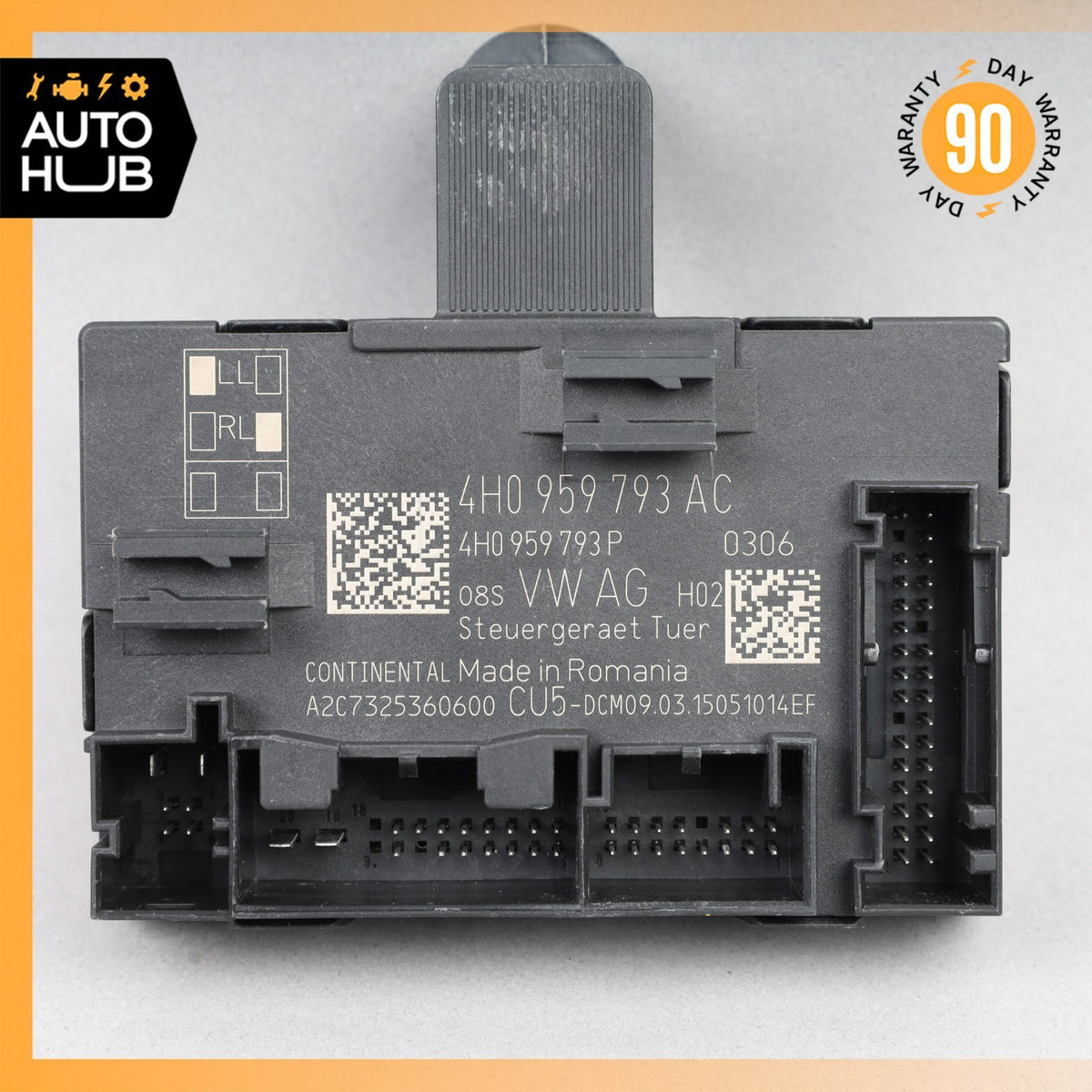 15-18 Porsche Cayenne 958 Front Left Side Door Control Module 4H0959793AC OEM - photo 1