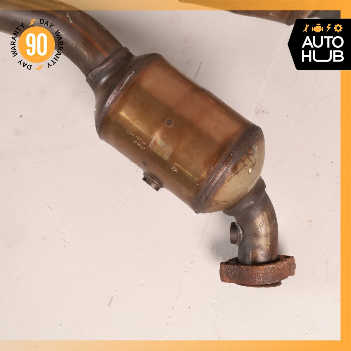 Mercedes W219 CLS550 E550 RWD Engine Left & Right Side Exhaust Downpipe Set OEM - photo 16