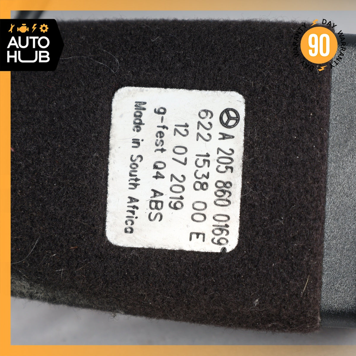 15-18 Mercedes W205 C300 C43 AMG Seat Belt Buckle Front Right or Left Side OEM - photo 8