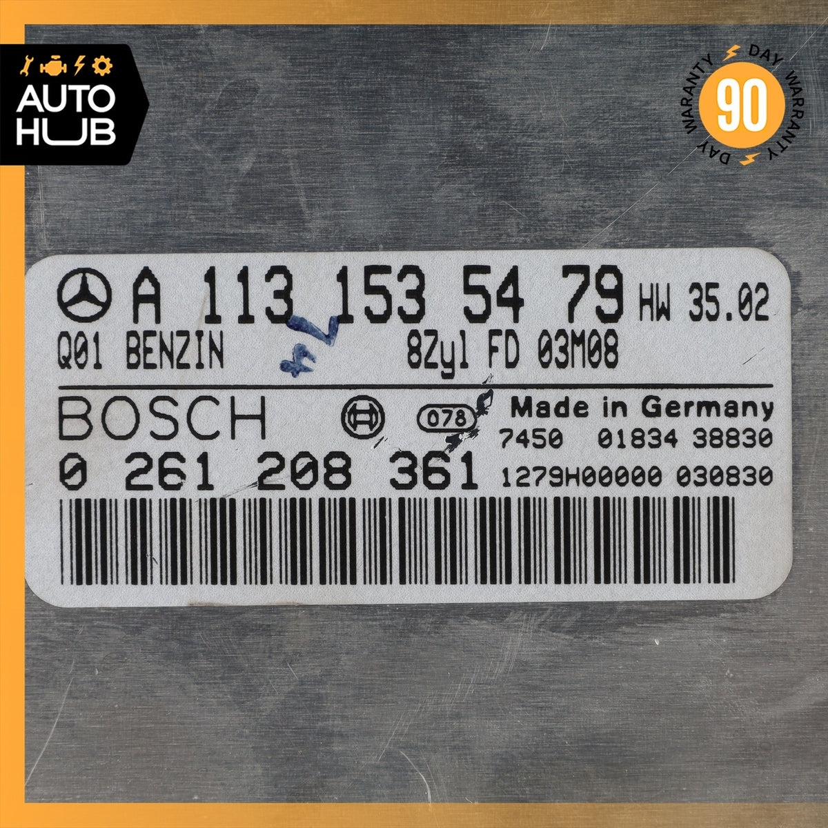 03-06 Mercedes R230 SL500 S430 ECU Engine Control Module Unit 1131531279 OEM - photo 6