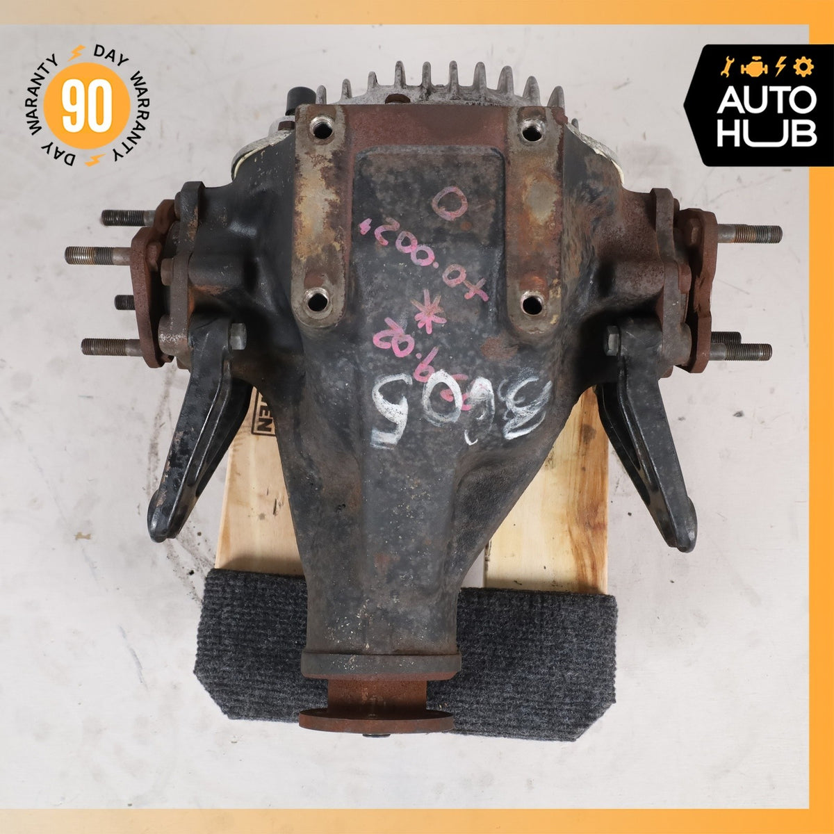 00-04 Aston Martin DB7 Vantage Auto Rear Differential Diff Axle Carrier 3.06 38k - photo 12