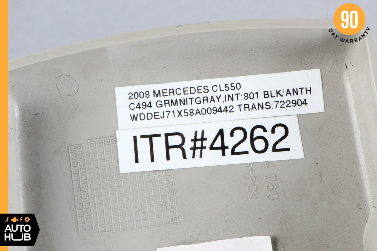 07-10 Mercedes W216 CL550 CL600 CL63 AMG Interior Rear View Mirror Gray OEM - photo 11