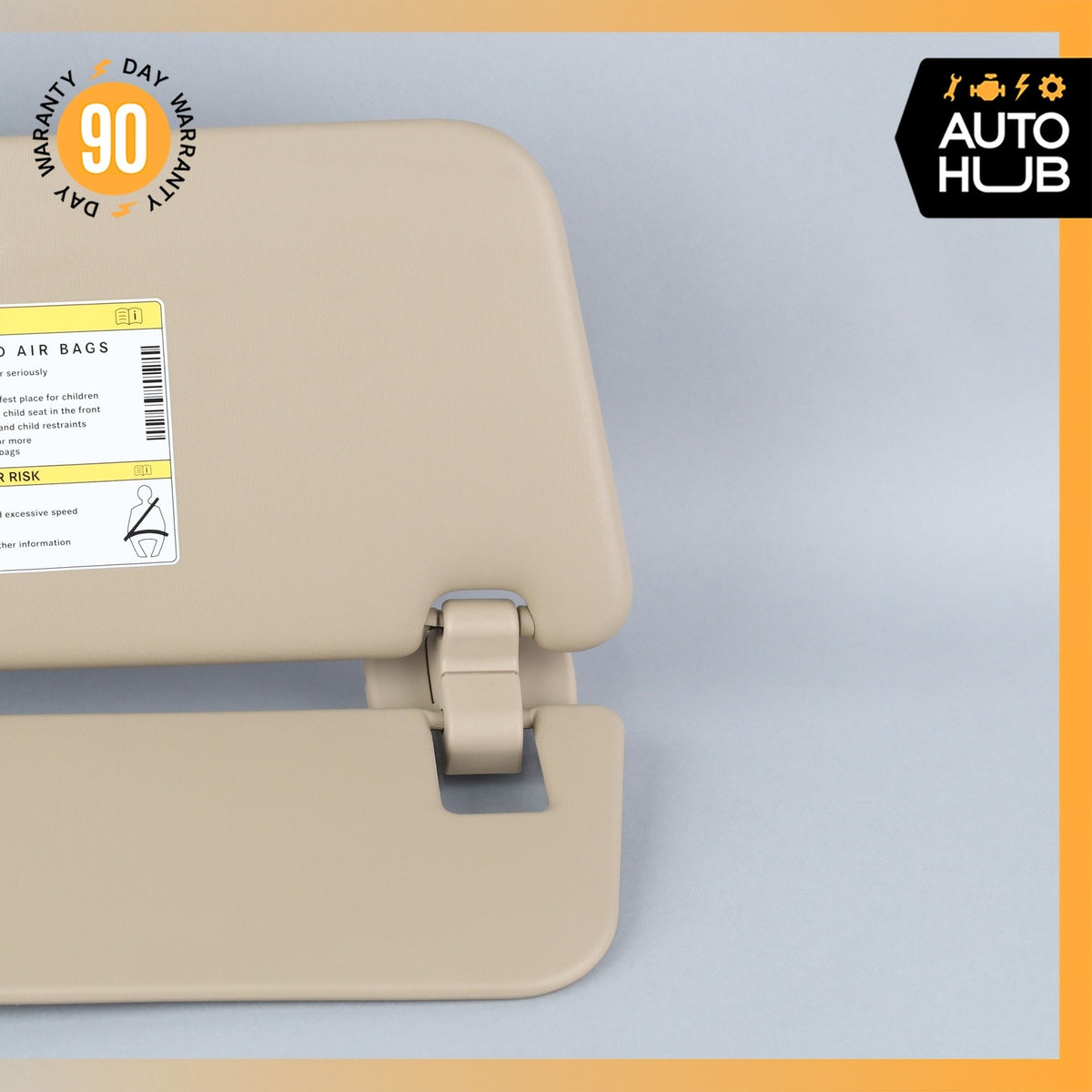 12-19 Mercedes W166 ML350 GL350 Sun Visor Sunvisor Left Driver Side Beige OEM - photo 6