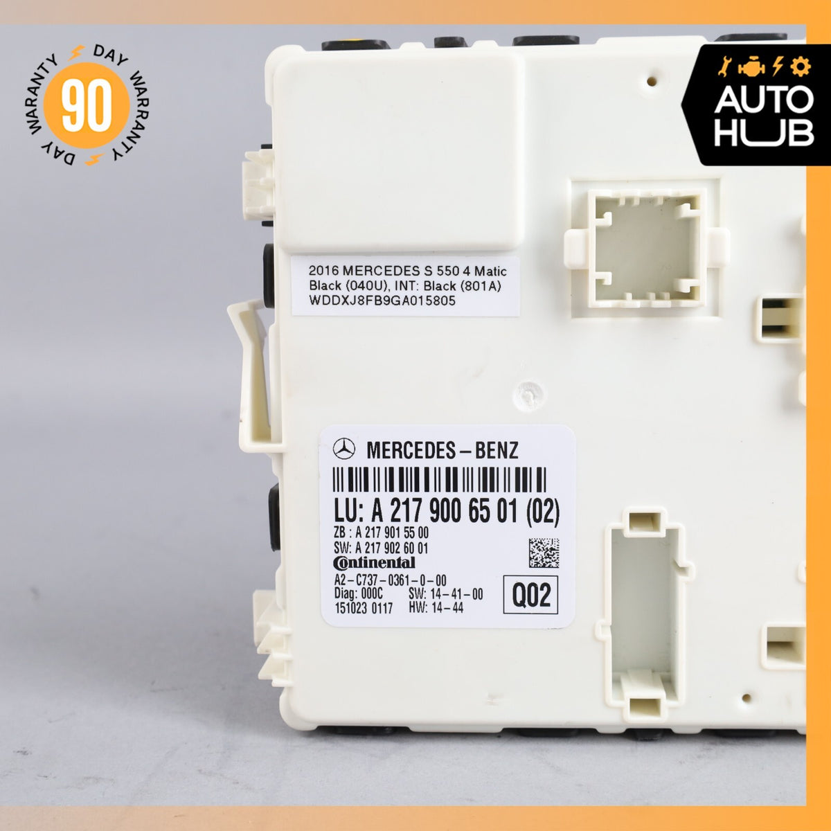 Mercedes W217 S550 Coupe Rear Window Regulator Control Module OEM 38k - photo 7