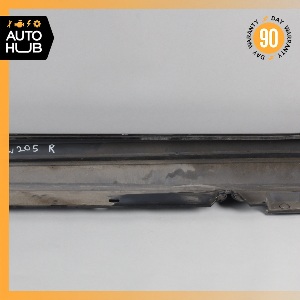 15-21 Mercedes W205 C300 C400 Sedan Sport AMG Right Rocker Panel Side Skirt OEM - photo 13