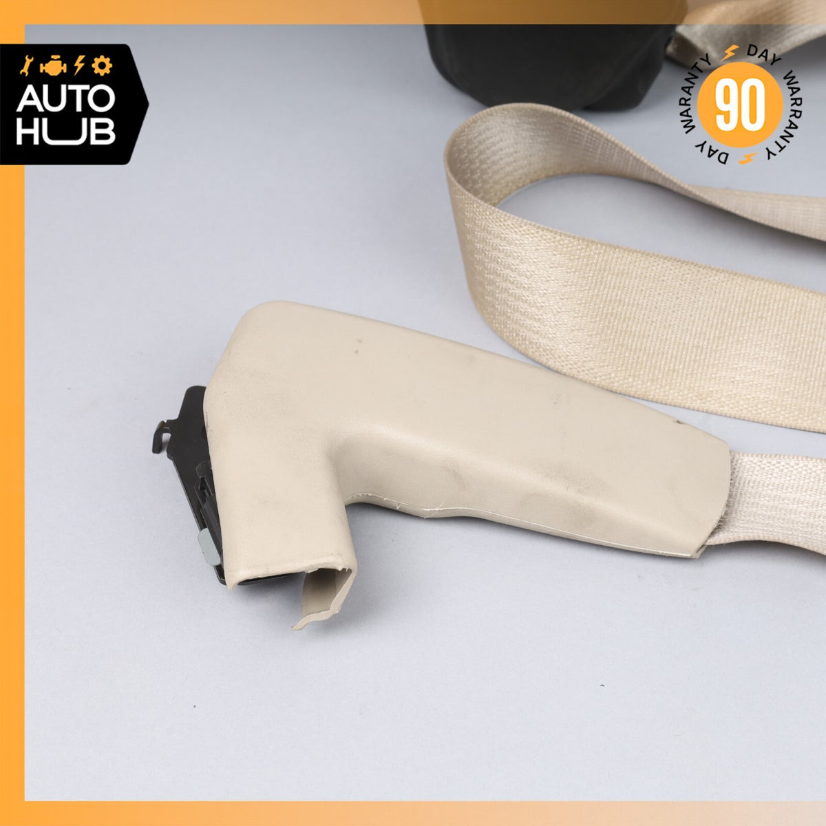 04-06 Cadillac XLR Right Side Seatbelt Seat Belt Retractor Beige 89023216 OEM - photo 10