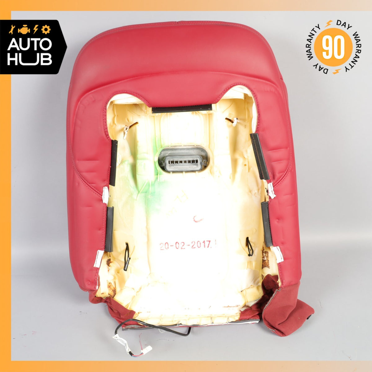 17-22 Maserati Levante S M161 Front Left Top Upper Seat Cushion Red OEM 26k - photo 11