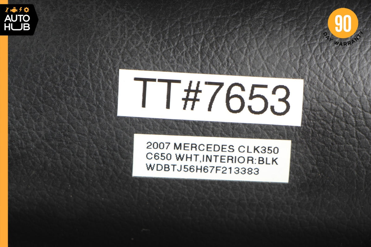 06-09 Mercedes W209 CLK350 CLK500 Front Left / Right Seat Headrest Head Rest OEM - photo 11