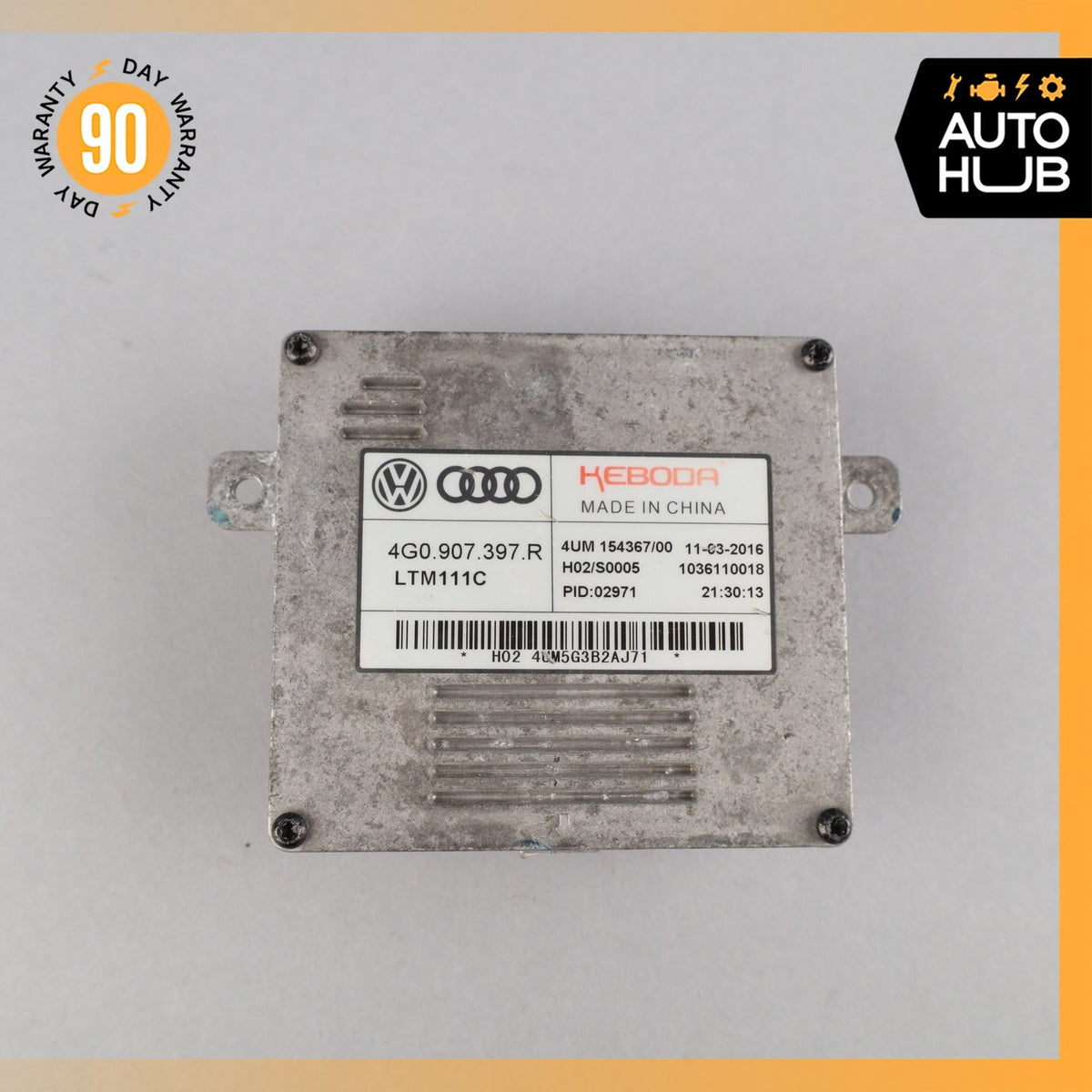 17-20 Audi 8V A3 S3 Headlight Ballast Control Module OEM - photo 8