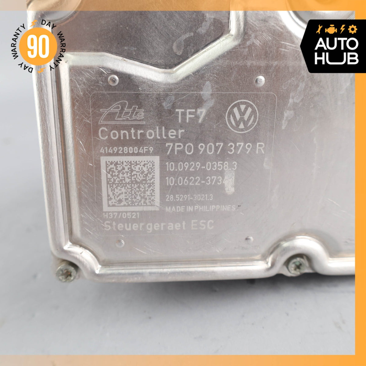 15-18 Porsche Cayenne 958 S ABS Hydraulic Pump Control Module 7P0907379R OEM - photo 9